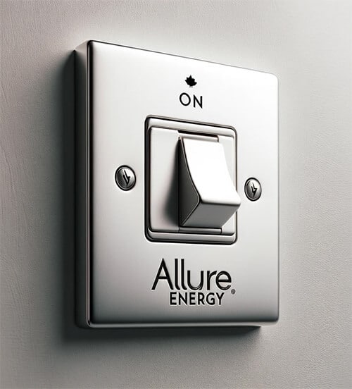 Residential Electrician Cairns: Allure Energy Branded Light Switch