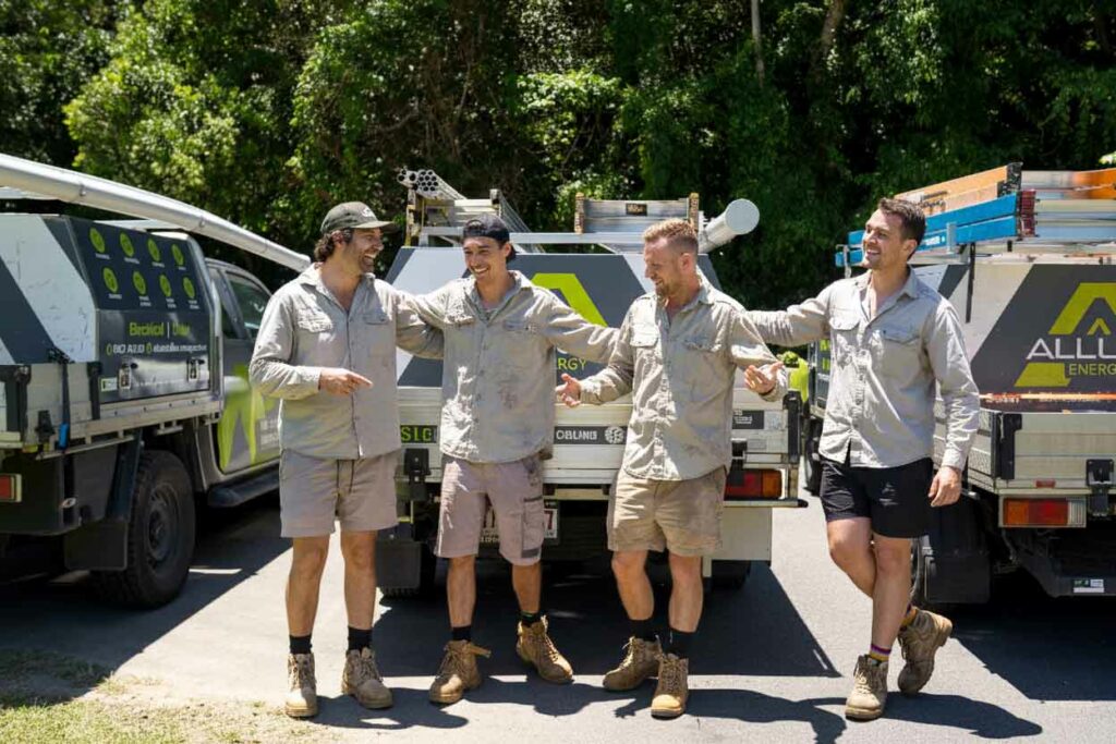 Allure Energy team – best electrician in Cairns for residential, commercial and solar services